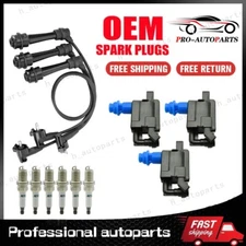 Ignition Coil, Iridium Spark Plug & Wireset for Lexus GS300 IS300 3.0L UF228
