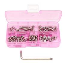 Binifimux 50Pcs M5 round Pan Head Torx Security Screws 304 Stainless Steel, M5 X