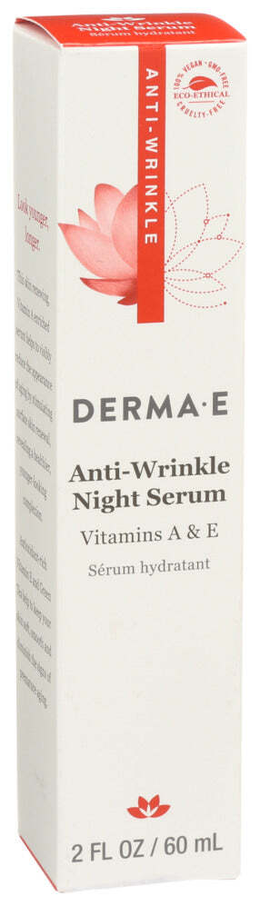 Ночная сыворотка против морщин Derma E с витамином А по 1 2 жидких унции 6090₽