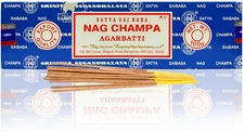 Satya Nag Champa 100 Gram Incense Sticks for Positivity, Meditation, Relaxation,