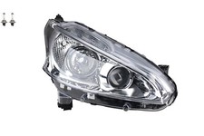 Scheinwerfer Halogen passend für Peugeot 208 03/2012-05/2015 Rechts Leuchtmittel