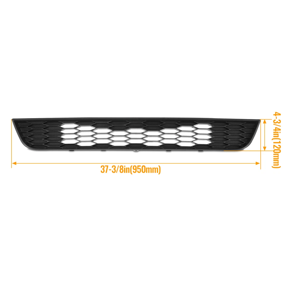 For Ford Mustang 2013-2014 Front Lower Bumper Grille Honeycomb Style Grill - Image 2 of 4