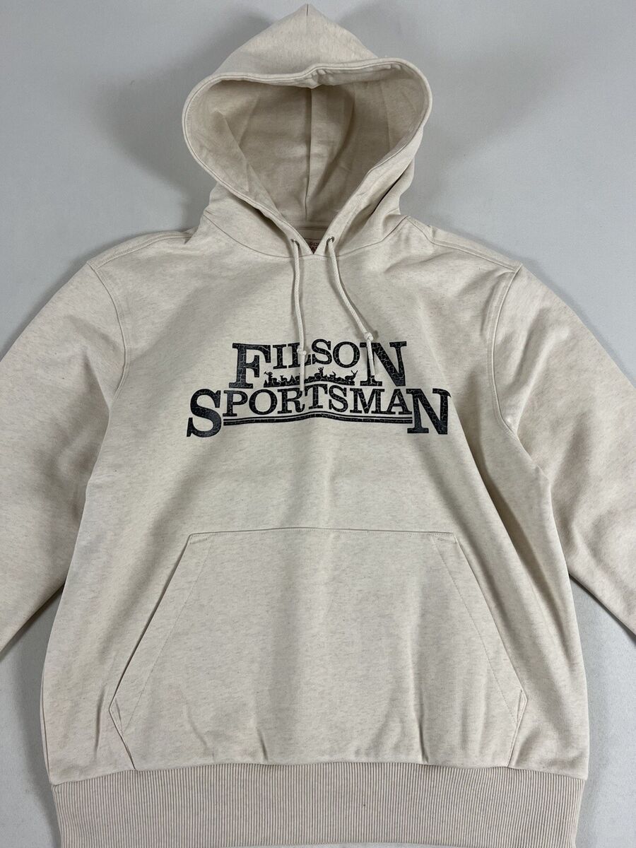 FILSON PROSPECTOR GRAPHIC HOODIE NATURAL HEATHER/DEER XL NWT LAST ONE