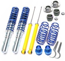 TuningArt Gewindefahrwerk +  4 Domlager (VA+HA) VW Golf 4, Bora, Audi A3 8L