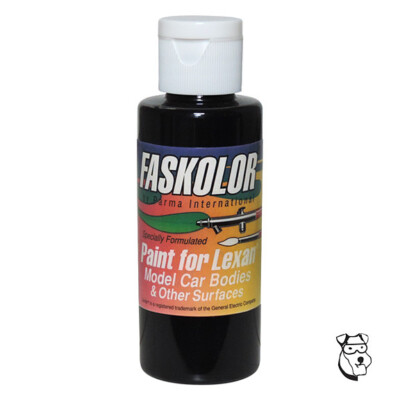 FASKOLOR #40001 BLACK Airbrush Paint RC Body Car Truck - PARMA Mid-America