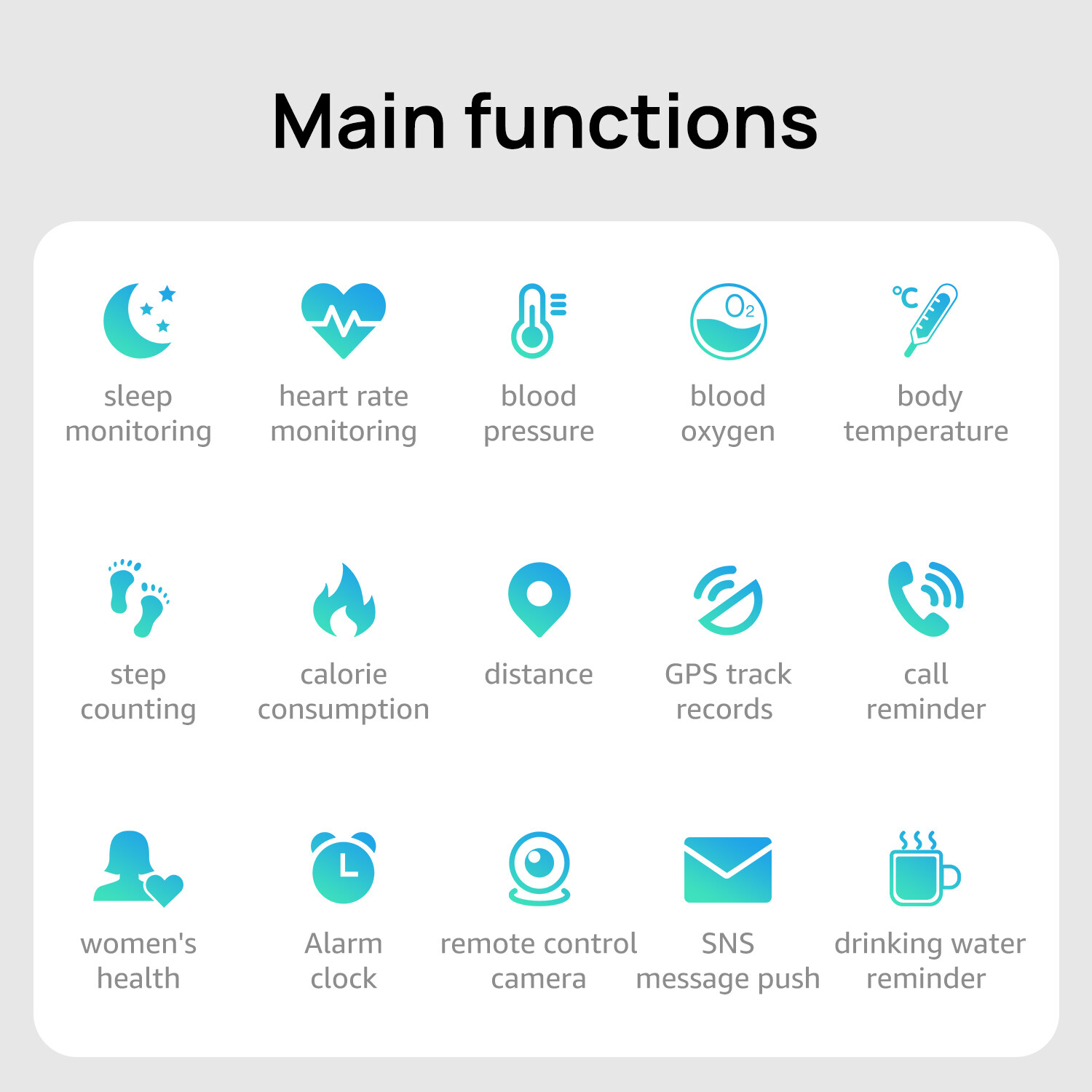 Smartwatch Fitness Impermeabile per Uomo e Donna foto 3