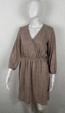 A.N.A. Womens Small Rose Quartz Wrap Dress