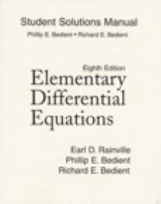 Student Solutions Manual for Elementary Differential Equations