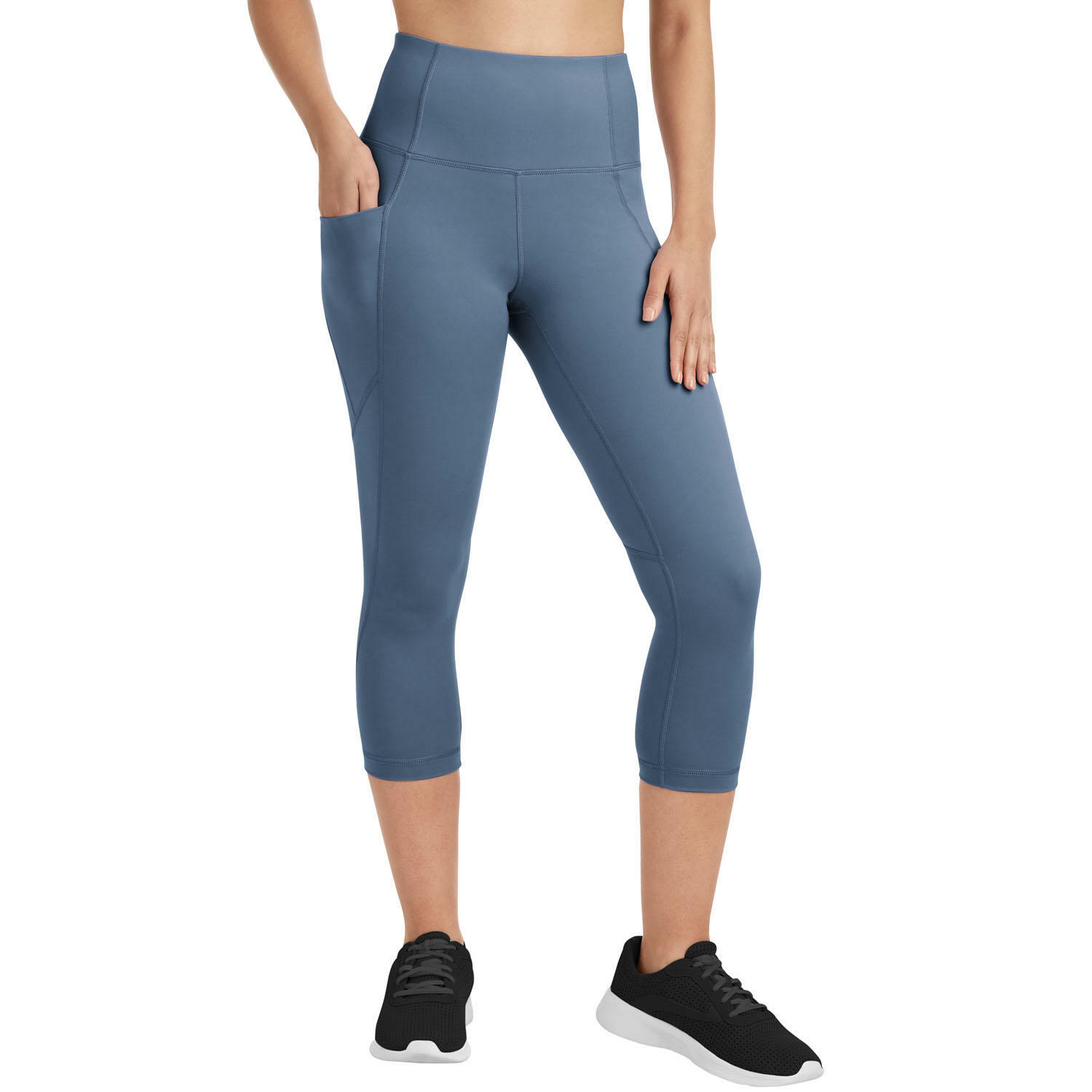NWT Member's Mark Ladies Everyday Capri Legging Blue Moonlight Size XXXL |  eBay