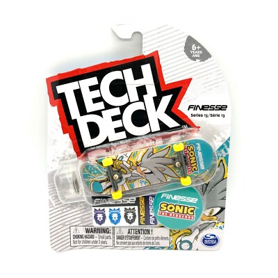 Lot De 4 Tech Deck Sonic The Hedgehog - Knuckles, Sonic, Garou
