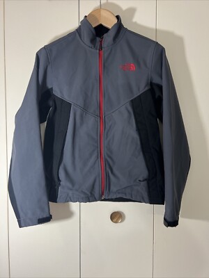 North Face Jacket Mens TKA Stealth Fleece Lined Full Zip Mock Neck