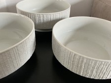 3 gr Servierschüssel Schale Thomas Arcta Borke weiß  top