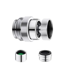 Garden Hose Thread Adapter Kit Copper Sink Faucet Swivel Aerator Connector Set