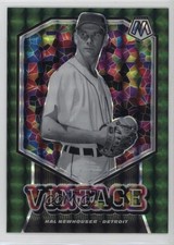 2021 Panini Mosaic Vintage Green Mosaic Prizm Hal Newhouser #V10 HOF 14x1
