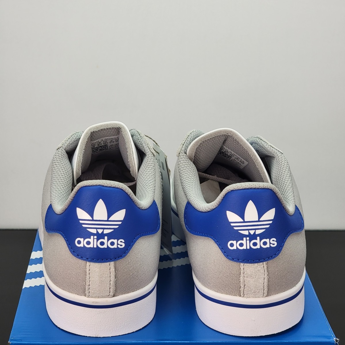 Adidas Campus Vulc Men's Size 10 Athletic Shoes Gray Blue Casual Sneakers |  eBay