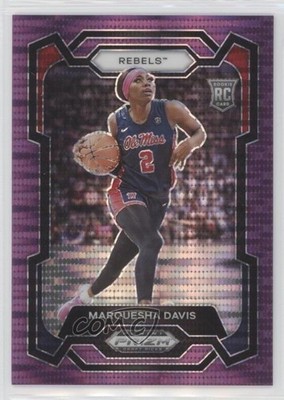 2024 Panini Prizm Draft Picks Purple Pulsar 54/55 Marquesha Davis Rookie RC 0yk4