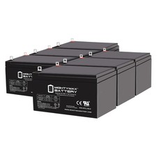 Mighty Max ML15-12NB 12V 15AH Battery Replaces Pride Mobility Go Chair - 6 Pack
