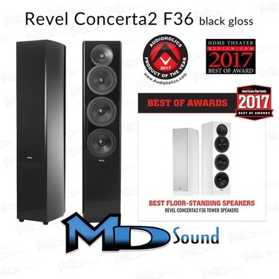 Revel Concerta 2 F36 black gloss Standlautsprecher Paar UVP 2698   | Neu