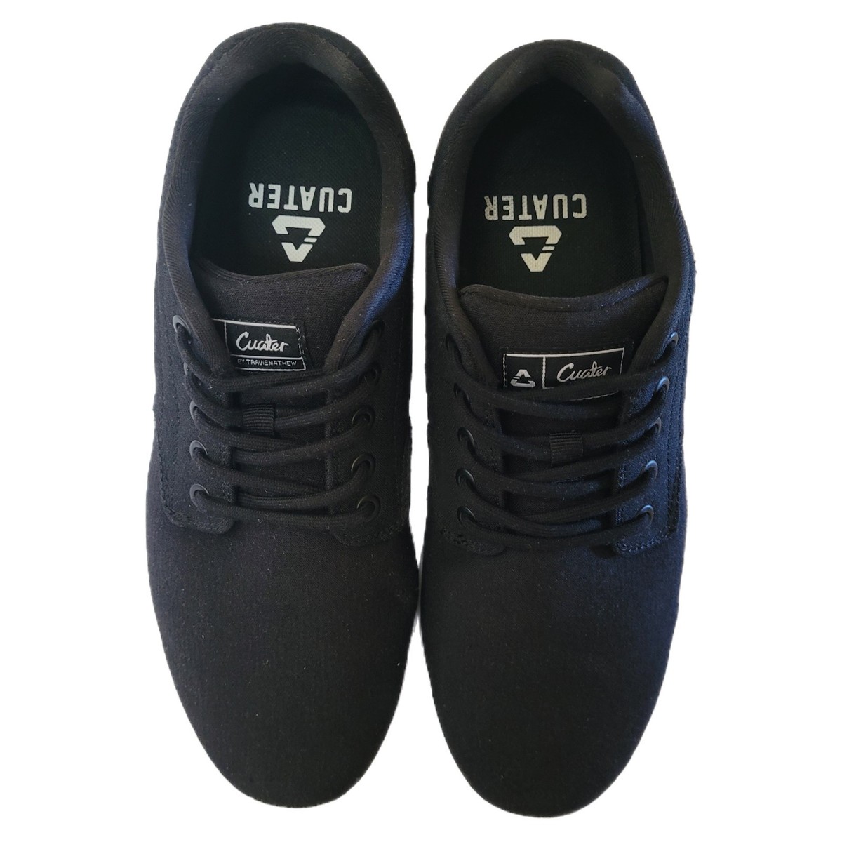 Cuater Travis Mathew Men's Black Canvas Cushioned Woven