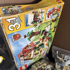 LEGO CREATOR PET SHOP BRIDGE CHANGING SEASONS NEAR COMPLETE MANUAL MINIFIGURES