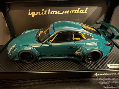 1/18 IG3249 RWB 997 Green ignition model Porsche RAUH-Welt 1/18 IG3249 RWB 997 Green ignition model Porsche RAUH-Welt