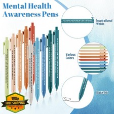 Sayglossy 50 Inspirational Pens Bulk Black Ink Motivational