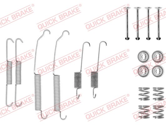 2x ✅Fits QUICK BRAKE 105-0618 ACCESSORY KIT, DRUM BRAKE SHOES ⭐UK Seller⭐ - Image 13