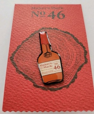 makers mark 46 bourbon whiskey  distillery pin