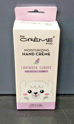 The Creme' Shop Moisturizing Hand Creme Lavender Clouds  NEW IN BOX