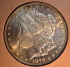 1878 Morgan Silver Dollar MS++ $1 Coin Reverse 1878 7tf FREE SHIPPING NO RESERVE