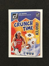 KIKI IRIAFEN 2025 Panini WNBA Donruss Crunch Time Washington Mystics ROOKIE #20