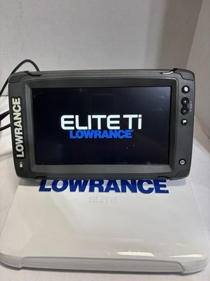 Lowrance Elite-9 Ti GPS Fish Finder Head Unit With Mount, Cover And Power Cable