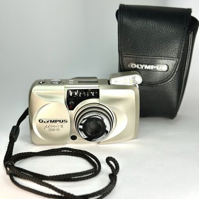 Filmkamera Olympus mju II Zoom 170 Gold 35mm Compact Point and Shoot 38-170mm
