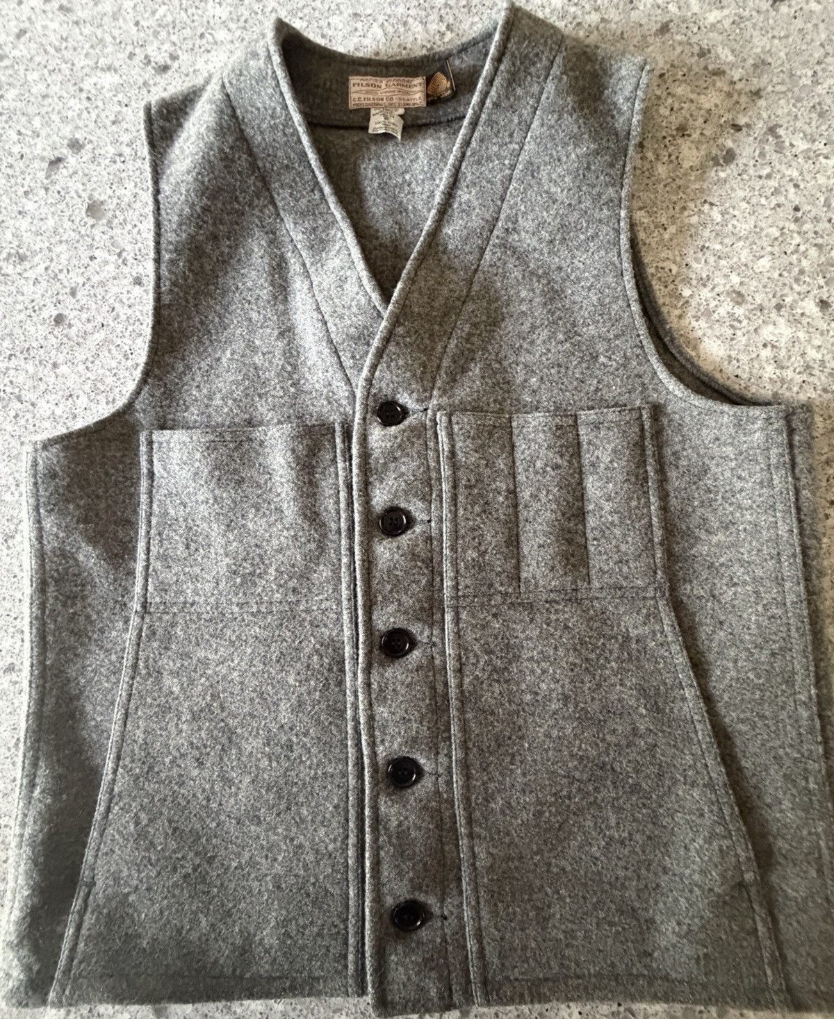 Filson Men's Mackinaw Wool Vest Size 40 | eBay