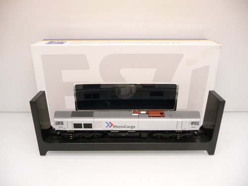 ESU 31282 H0 Diesellok Class 66 RheinCargo DE 62 Epoche VI  DC/AC Digital Sound | Zustand: Gebraucht