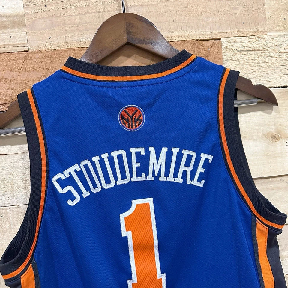Camiseta Adidas NBA Stoudemire New York Knicks Juvenil Talla Grande Baloncesto Azul Foto 4 de 4