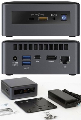 Intel NUC8I5INHJA (Intel Core i5-8265U, 8GB RAM, 16GB Optane SSD, 1TB 2,5'' HDD,
