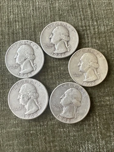 1948-S Washington Quarter – VG Very Good – San Francisco Mint – 90% Silver