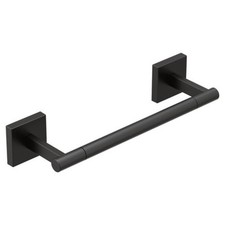 Moen BP1886BL Triva 9 in. Towel Bar in Matte Black