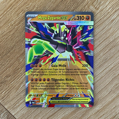Pokémon TCG Mega-Zygarde EX 047/088 XY Promo Holo Full Art Deutsch 310 KP