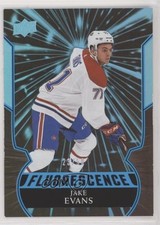 2020-21 Upper Deck Fluorescence Blue 23/50 Jake Evans #F-12 0kt5