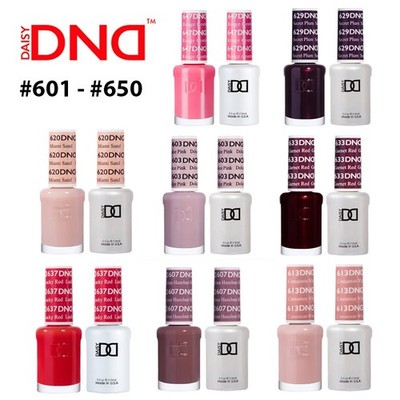DND Matching Polish Set Gel & Lacquer #601 - #650