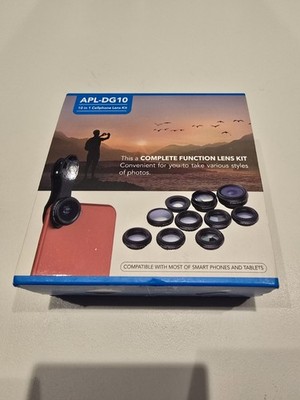 Kameraobjektive Apexel 10-in-1 für Smartphone / Tablet mit Clip APL-DG10