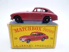 VINTAGE MATCHBOX LESNEY No.53a ASTON MARTIN DB2 IN ORIGINAL BOX 1958