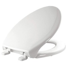 BEMIS 1900-000 Toilet Seat,Elongated Bowl,Closed Front 2P890