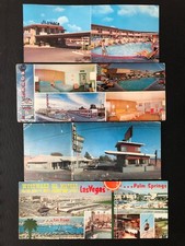  4 Las Vegas Nevada long postcards all posted 