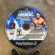 WWE Smackdown Here Comes The Pain PS2 gioco disco tappeto Brock Lesnar decorazione antiscivolo