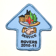 Service Rovers Scouts Canada MINT Badge 2010 – 2011 NOS New Old Stock SD154F2010