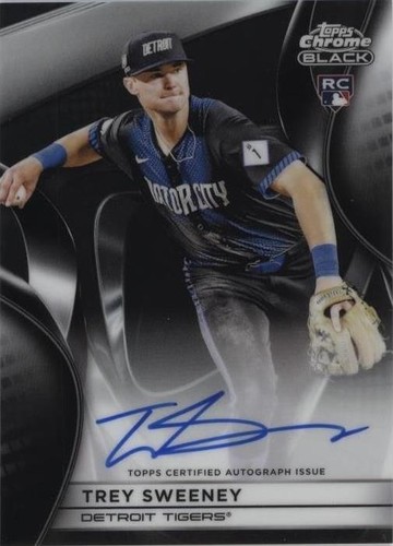 2025 Topps Chrome - Rookie Autographs - Trey Sweeney #RA-TS Tigers 