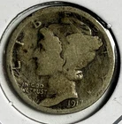 1917-S Mercury Dime - Free Shipping - (9-1)